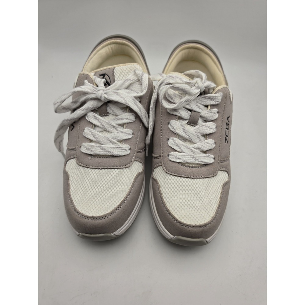 Zeba Women's Hands Free Slip-On Walking Shoes White Sand Size 8.5